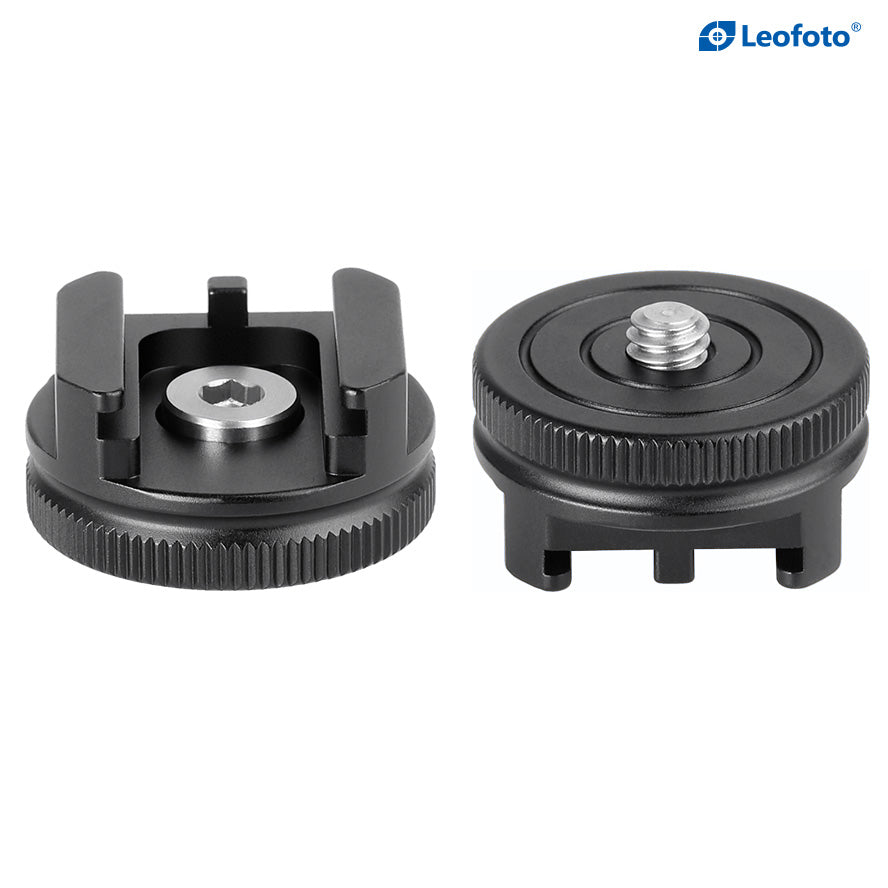 Leofoto FA-05 Cold Shoe Conversion Adapter with 1/4" Mounting Screw