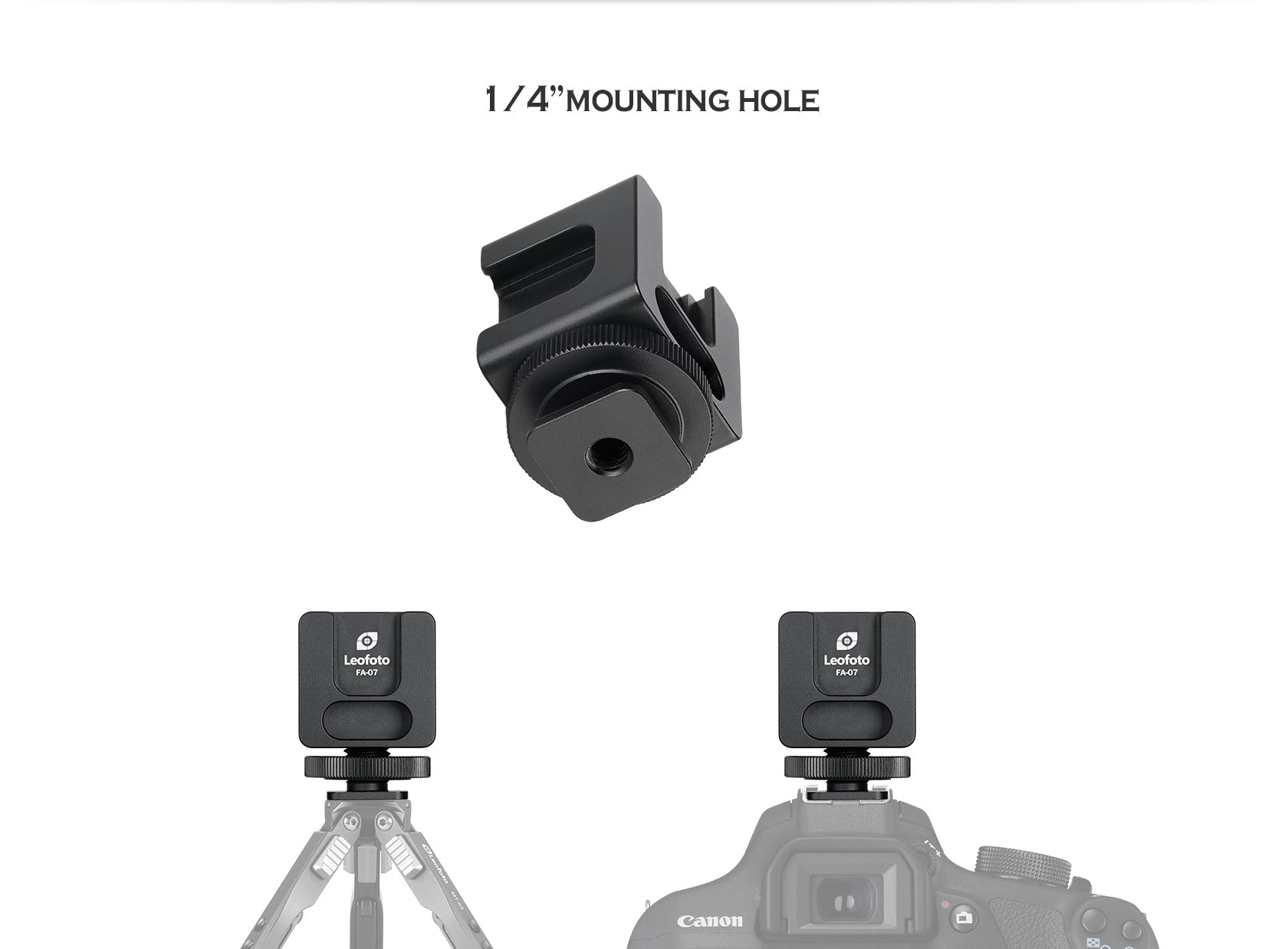 Leofoto FA-07 4 in 1 Flash Hot Shoe Tilt Head Adapter