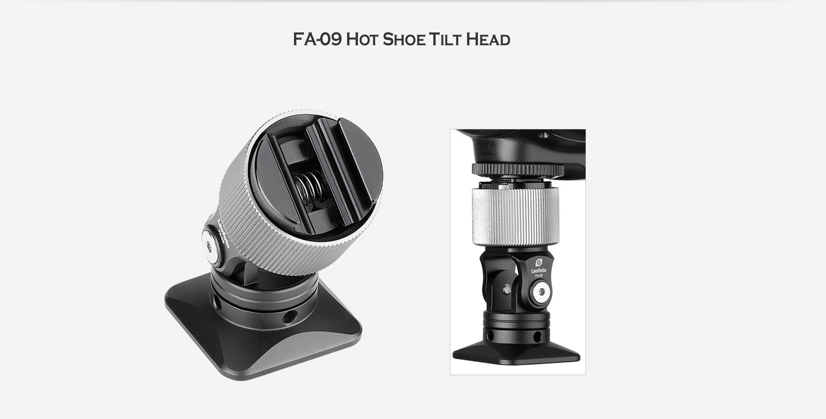 Leofoto FA-09 Cold Shoe and Hot Shoe Adapter