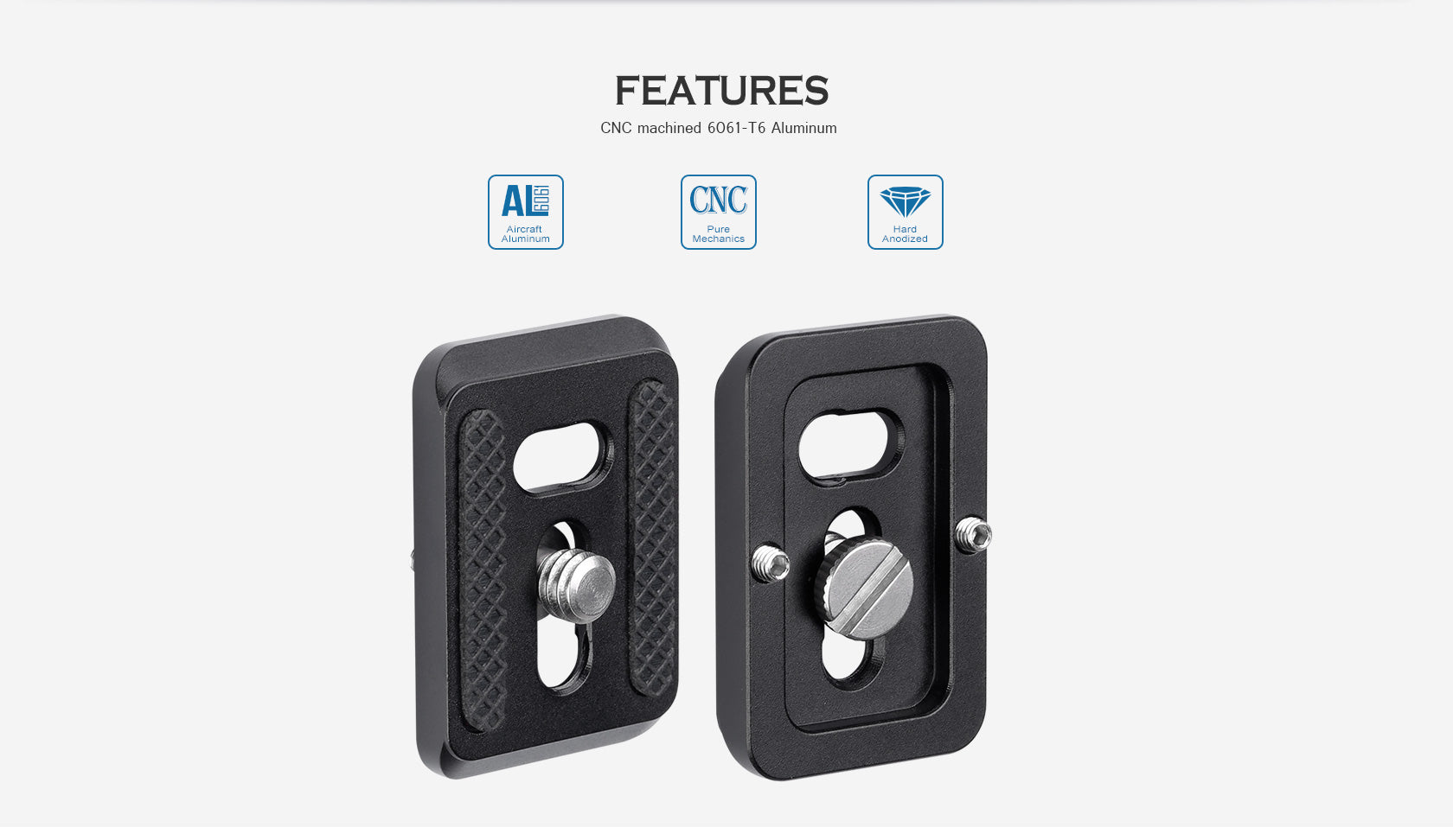 Leofoto PU-25 (25x38mm) Plate – ARCA Compatible
