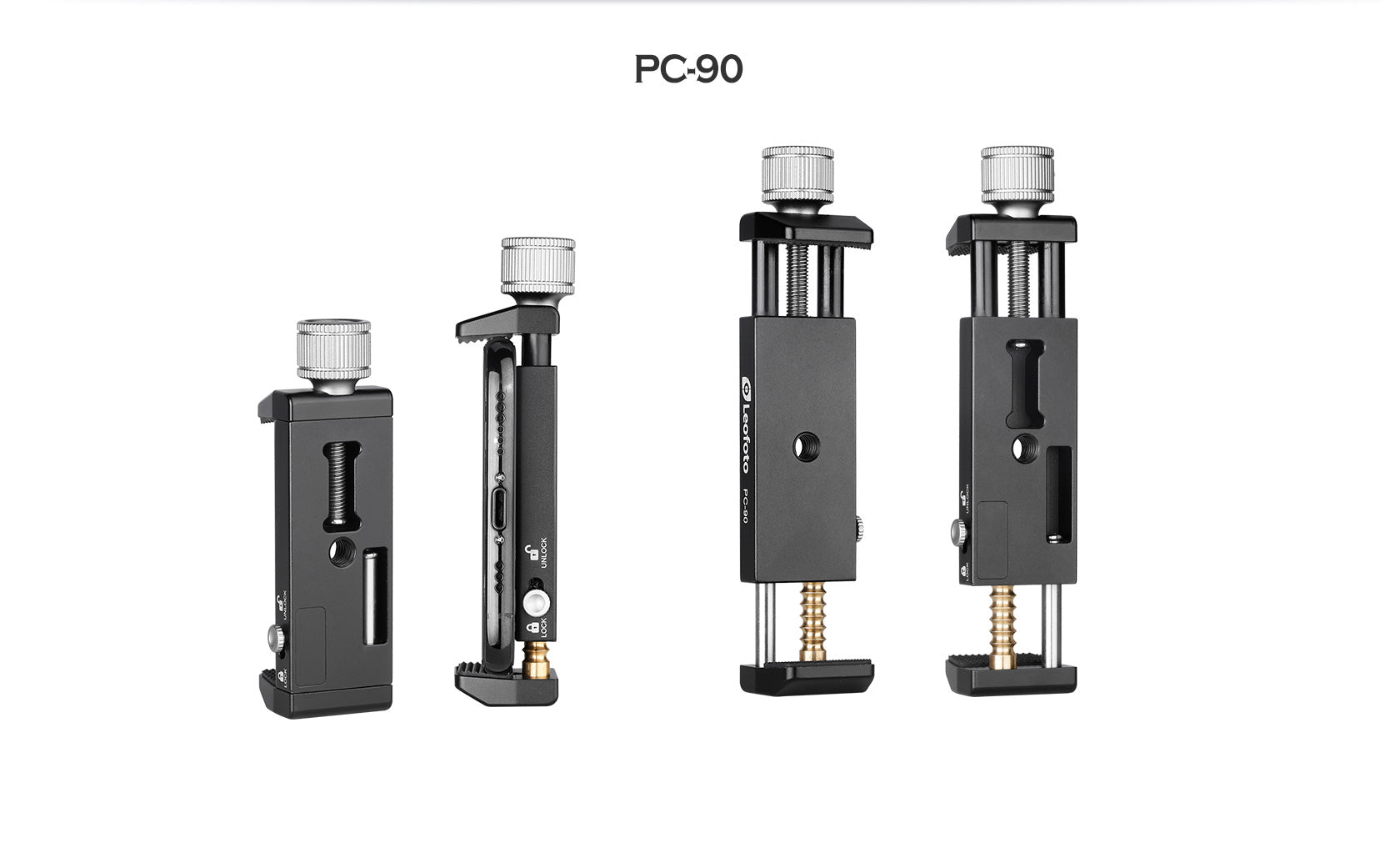Leofoto MC-30 / MC-30 +MBH-19+PC-90 II Multipurpose Clamp/Kit for Phones