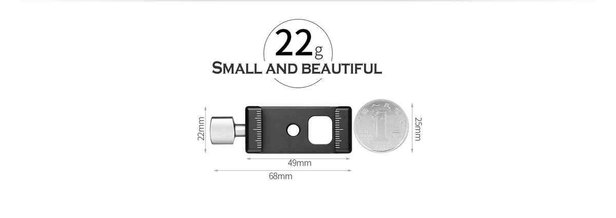 LEOFOTO DC-22 22mm Mini Clamp Arca/RRS Compatible LEOFOTO DC-22 22mm Mini Clamp Arca/RRS Compatible