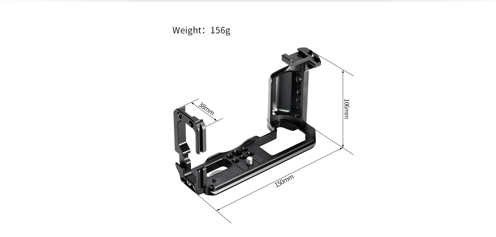 Leofoto LPF-XT4 L Plate for Fujifilm X-T4 Camera Arca Compatible