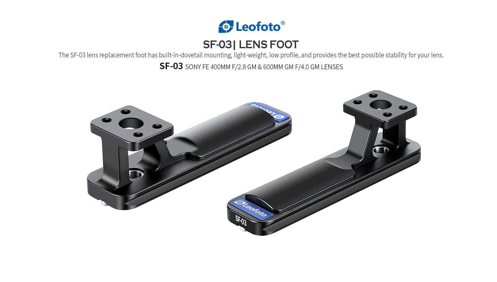 Leofoto SF-03 Replacemet Lens Foot for SONY FE 400 F/2.8,600/4.0