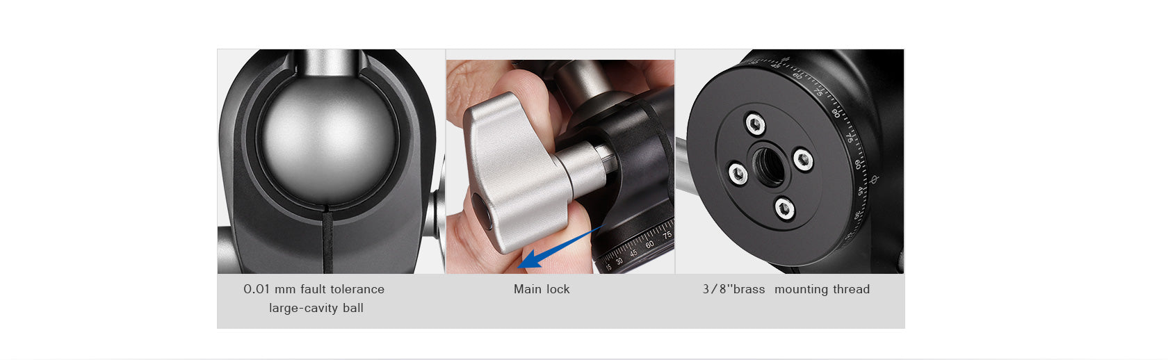 Leofoto LH-30 Low Profile Ball Head + QR Plate | Arca Compatible