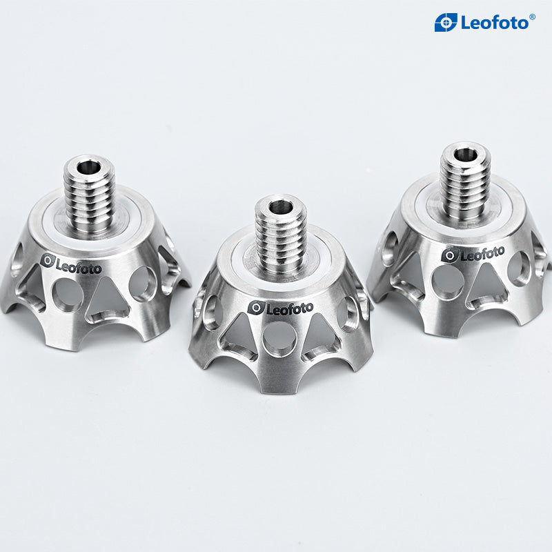 Leofoto TF-01 / TF-02 Set of 3 Titanium Foot Spikes / Rock Claw | 3/8"