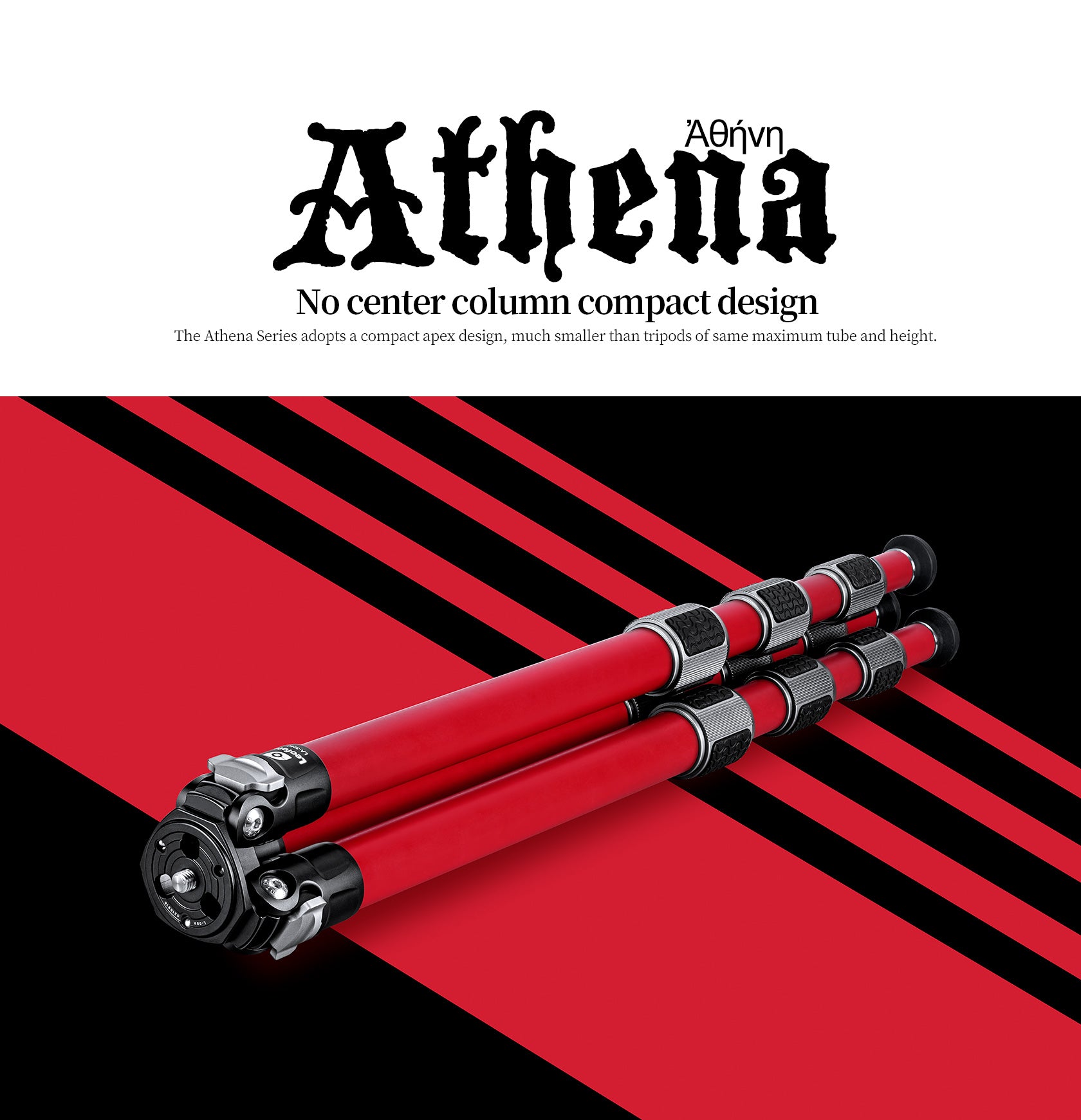 Leofoto LA-324C Red Athena Ocean Tripod | Anti-Corrosion with Titanium