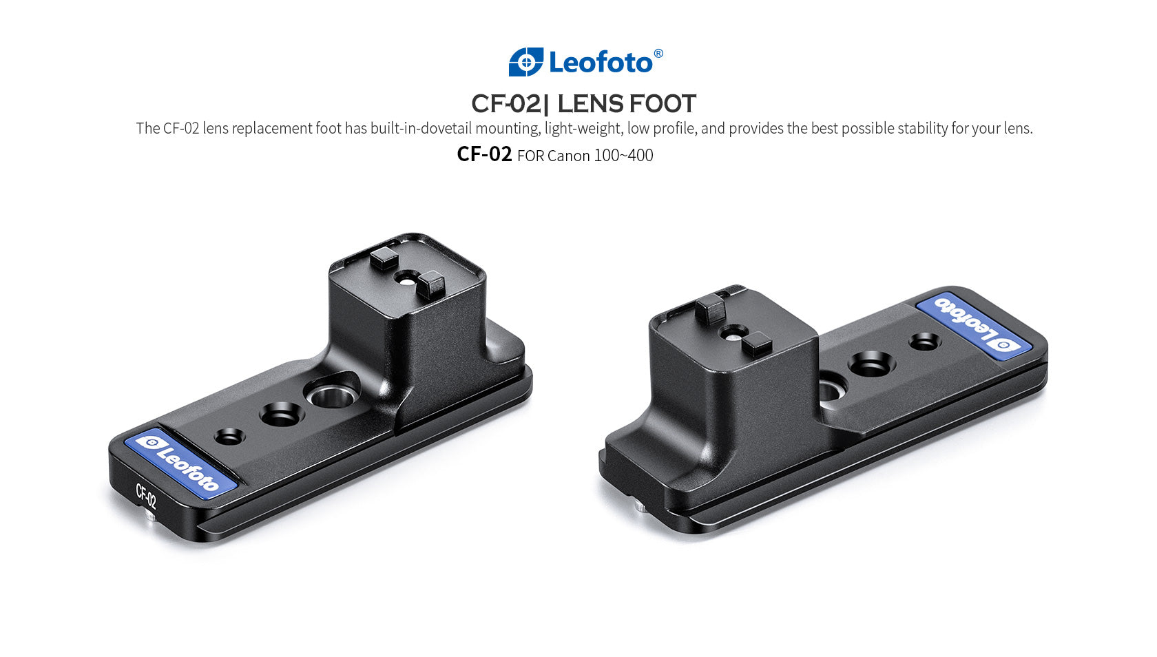 Leofoto CF-02 [Ver. 2] Replacement Foot for CANON 100~400 F/4.5~5.6