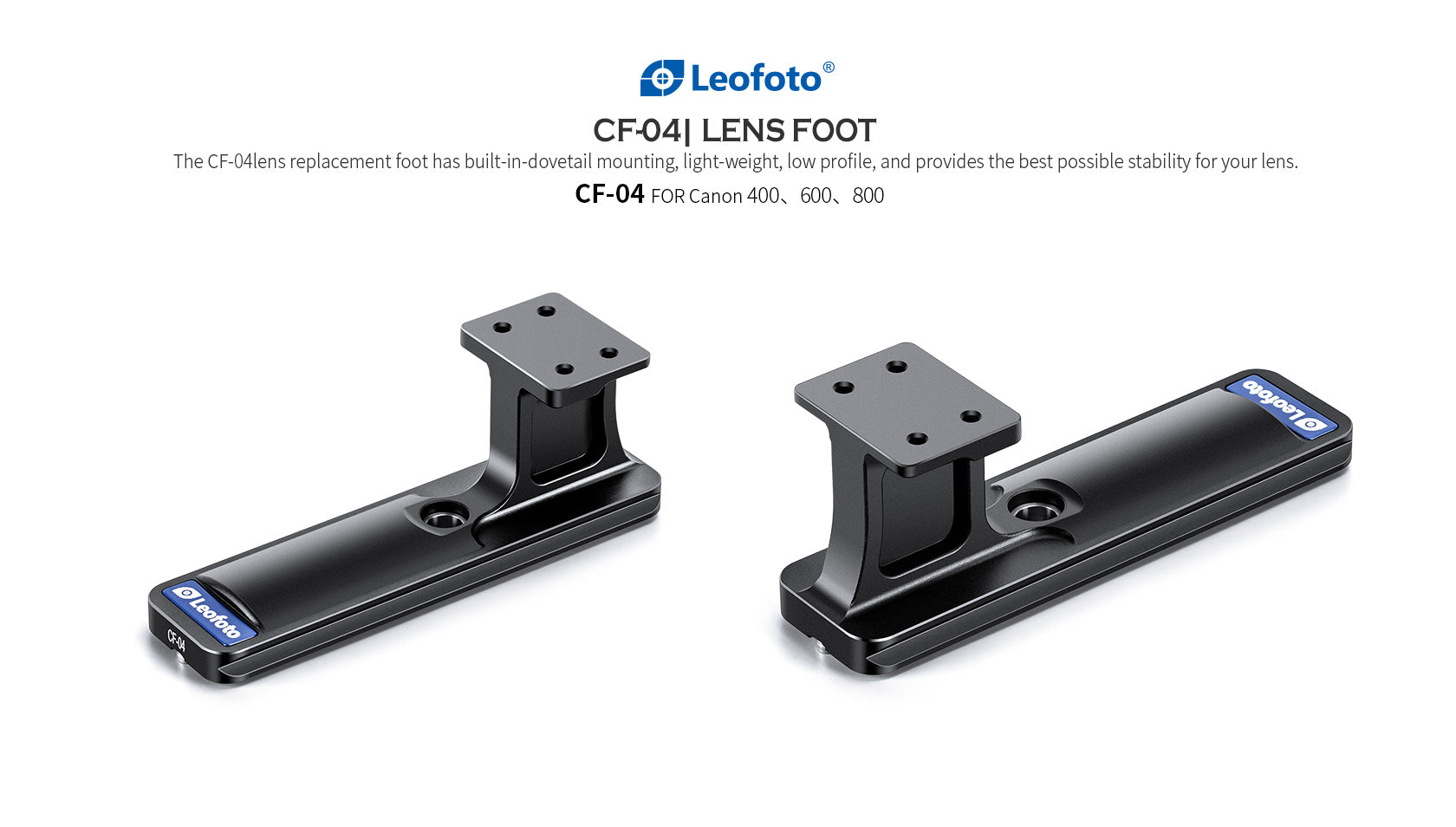 Leofoto CF-04 Replacement Foot for CANON EF 400,600,800