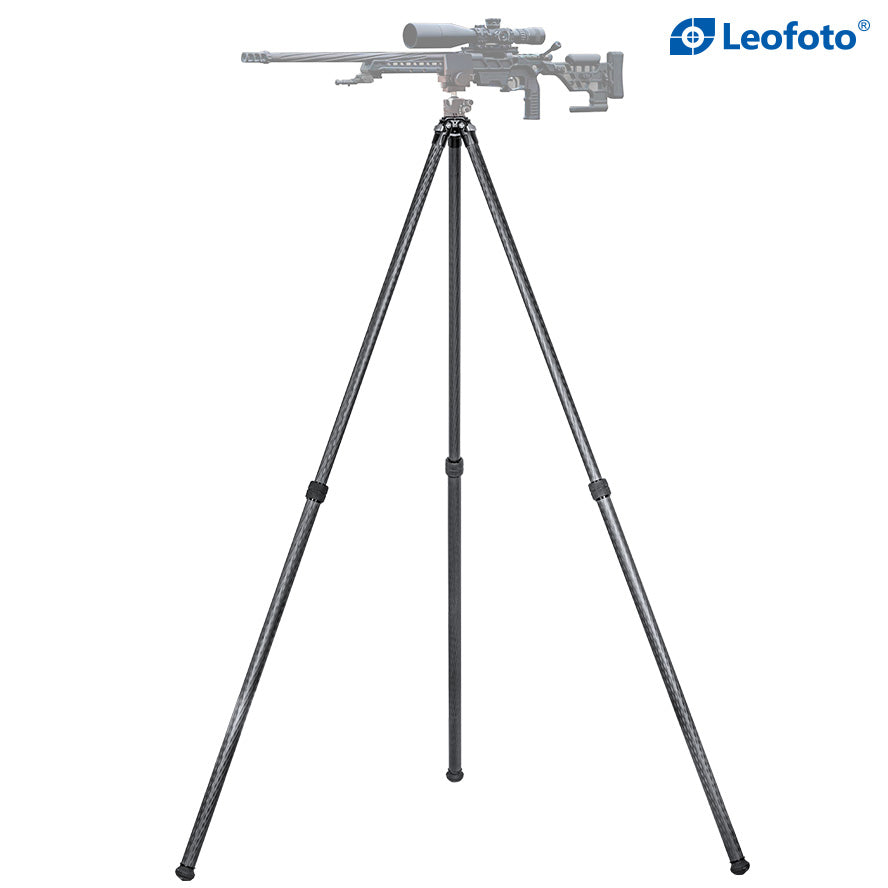 Leofoto SO-362C Inverted Rifle Series Carbon Fiber Tripod/ 5lbs/Max Load 88lb(40kg) with Bag and 75mm Video Bowl+Platform