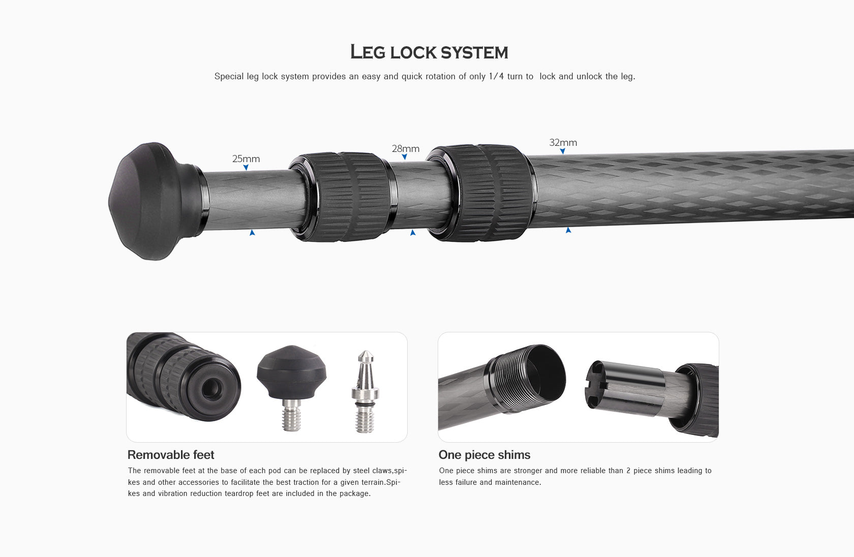 Leofoto LS-323C Ranger Series Tripod Set