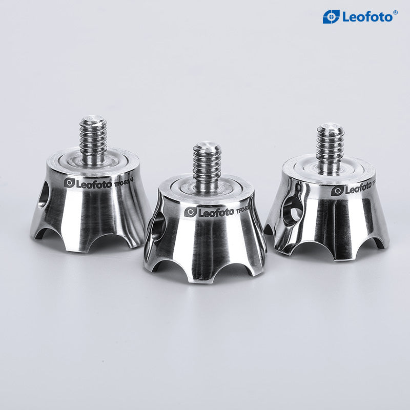 Leofoto TFC, TFC-S1/4, TFC-S3/8 | Set of 3 Tripod Claw Feet