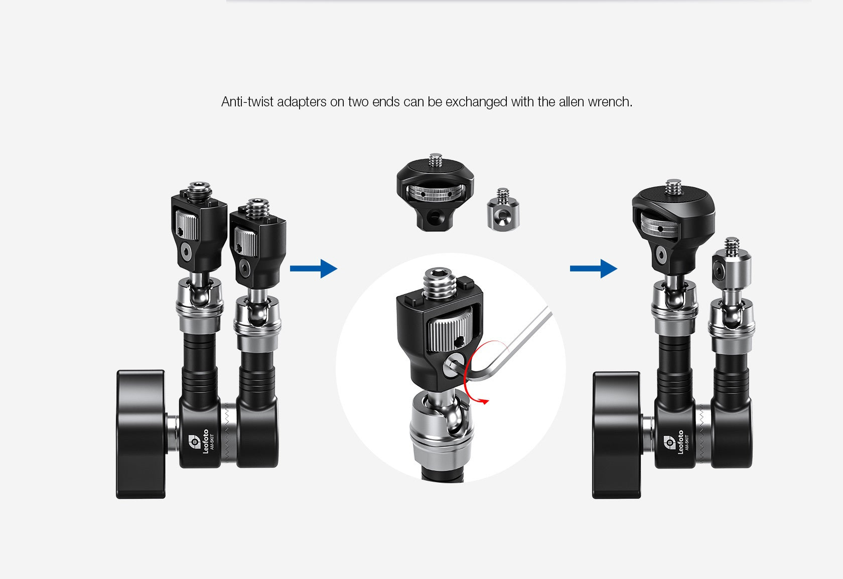 Leofoto AM-5 / AM-6 Kit Versa Magic Arm 