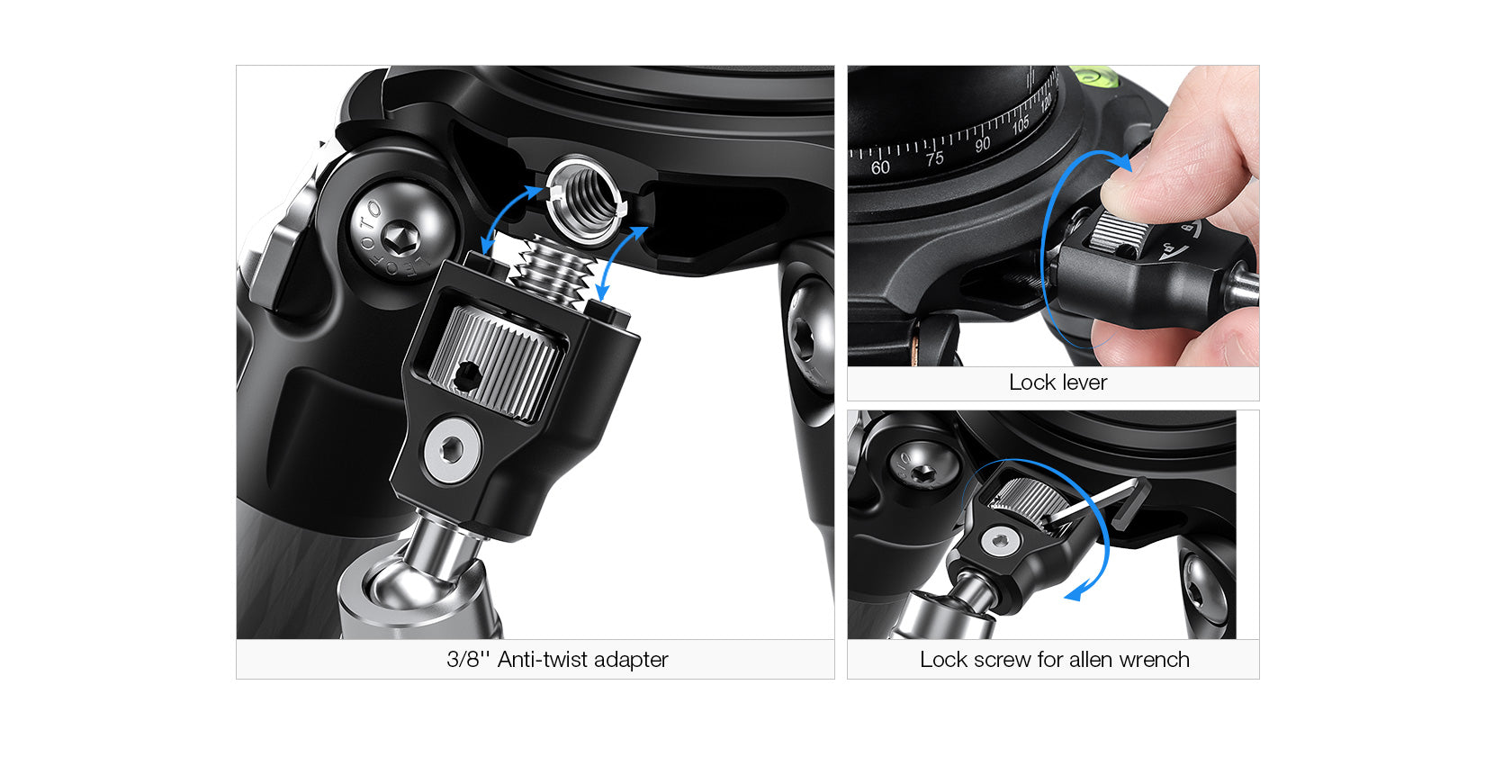 Leofoto AM-5 / AM-6 Kit Versa Magic Arm 