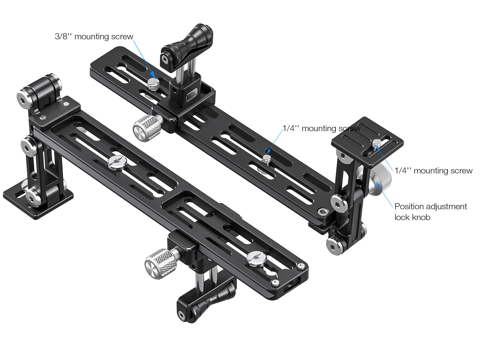 Leofoto VR-250Kit Updated 250mm Dual Pivot Long Tele Lens Support for