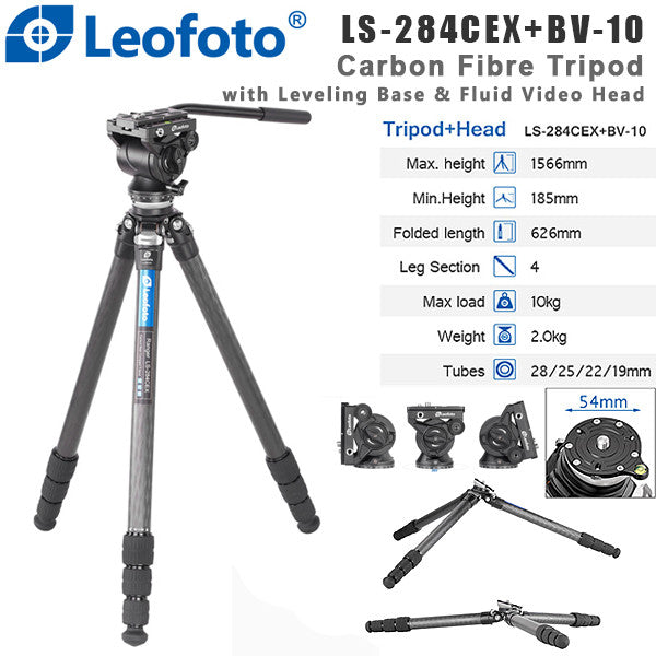 Leofoto LS-284CEX Leveling Ranger Tripod