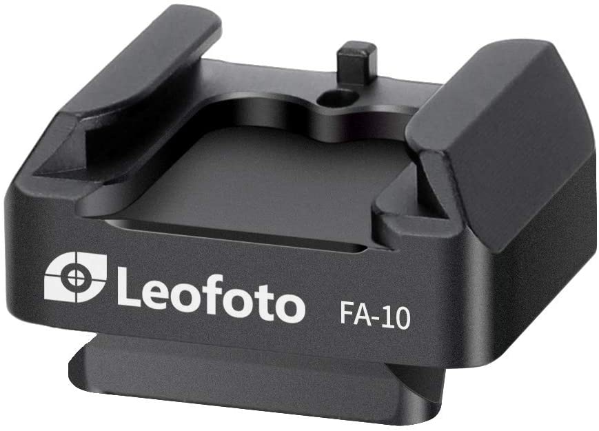 Leofoto FA-10 / FA-11 QR Plate for Cold Shoe and Hot Shoe Adapter