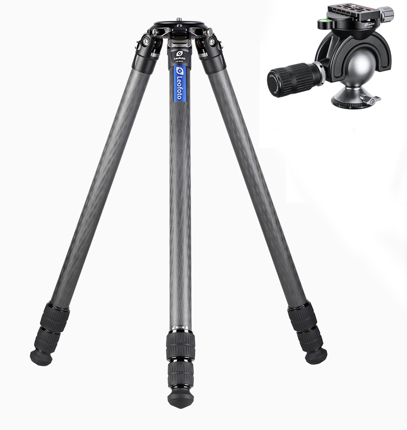 Leofoto LM-323C Tripod with 75mm Video Bowl+Platform and Bag