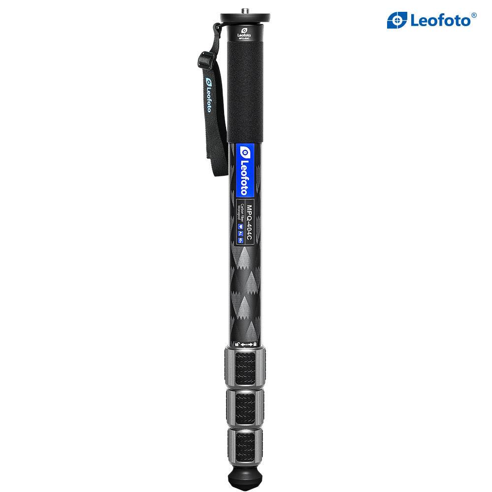 Leofoto MPQ-40 Series Premium Carbon Fiber Monopod with Case Water-R