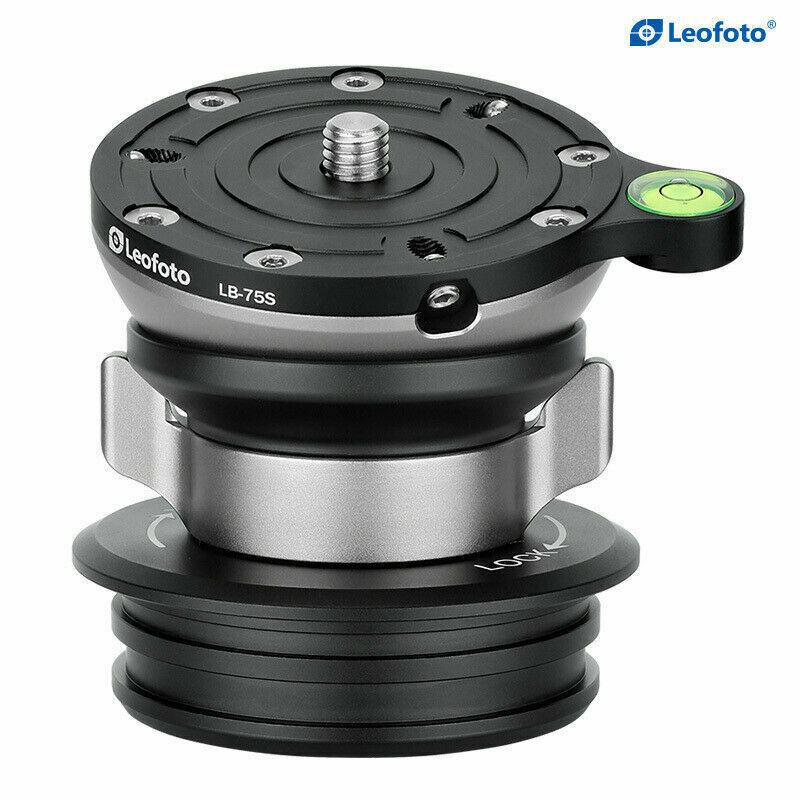 Leofoto LB-60N 60mm Leveling Base For Tripod - 33lb Max Load