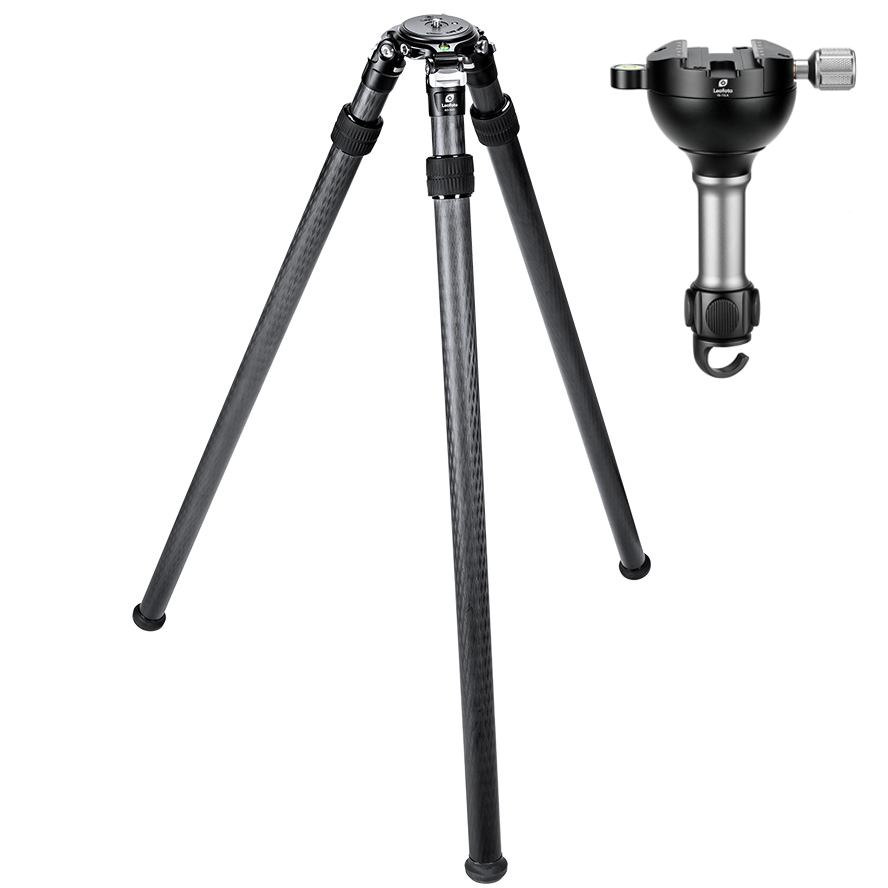 Leofoto SO-322C Inverted Outdoors Series Carbon Fiber Tripod+ Ballhead